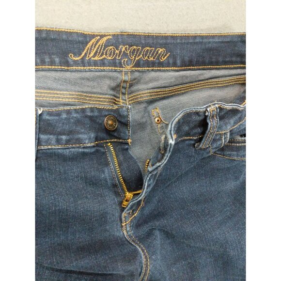 DELIA'S DOLLS KILL Morgan‎ Jeans SZ 14 Straight Leg Blue Dark Wash Casual - Picture 9 of 13